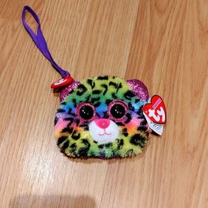Mix&Match 3/$25 - NWT TY Fashion Wristlet - Dotty the Leopard